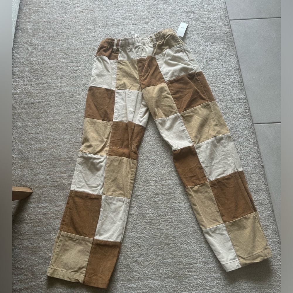 Urban Outfitters Men Corduroy Patchwork Pants